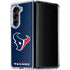 NFL Houston Texans Distressed Galaxy Z Fold5 5G Clear Case