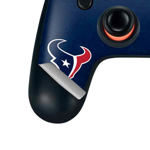 NFL Houston Texans Distressed Google Stadia Controller Skin