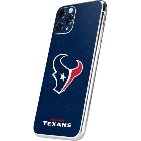 NFL Houston Texans Distressed iPhone 11 Pro Skin