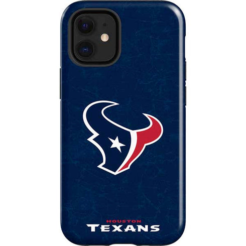 NFL Houston Texans Distressed iPhone 12 Mini Impact Case