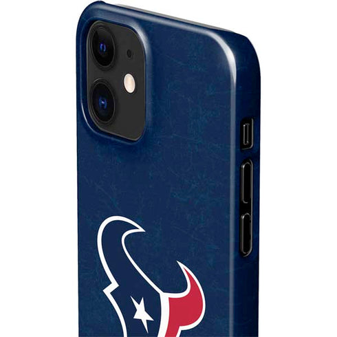 NFL Houston Texans Distressed iPhone 12 Mini Lite Case