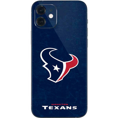 NFL Houston Texans Distressed iPhone 12 Mini Skin