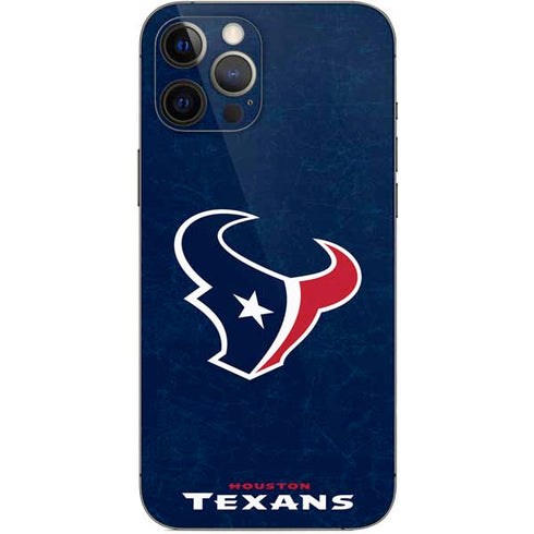 NFL Houston Texans Distressed iPhone 12 Pro Max Skin