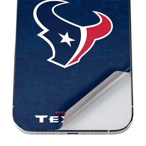 NFL Houston Texans Distressed iPhone 12 Pro Max Skin