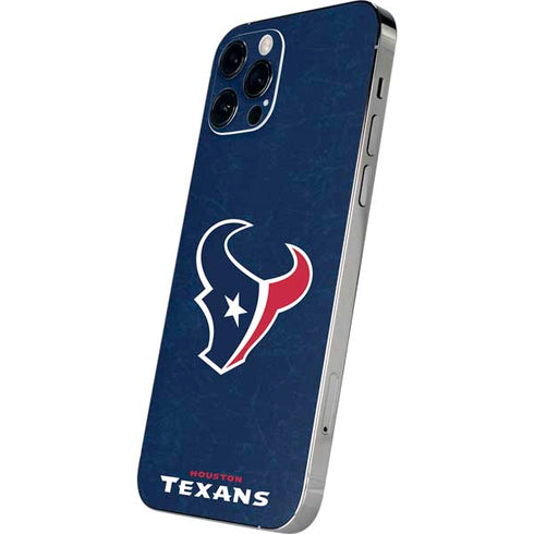 NFL Houston Texans Distressed iPhone 12 Pro Skin