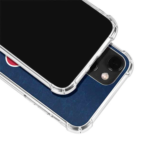 NFL Houston Texans Distressed iPhone 13 Mini Clear Case