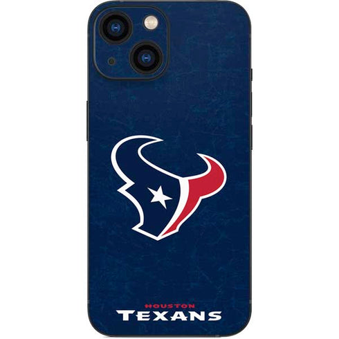 NFL Houston Texans Distressed iPhone 13 Mini Skin