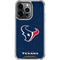 NFL Houston Texans Distressed iPhone 13 Pro Clear Case