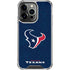 NFL Houston Texans Distressed iPhone 13 Pro Clear Case