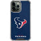NFL Houston Texans Distressed iPhone 13 Pro Max Clear Case