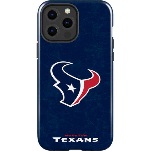 NFL Houston Texans Distressed iPhone 13 Pro Max Impact Case