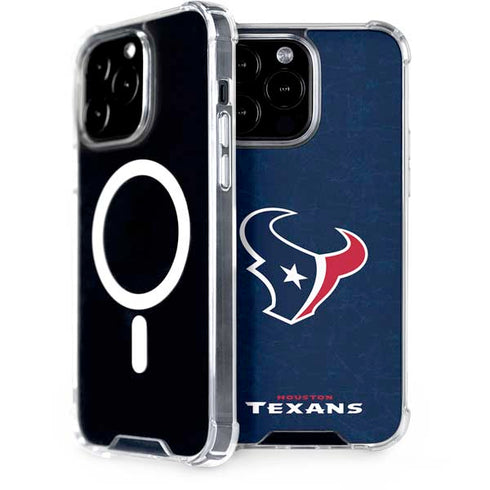 NFL Houston Texans Distressed iPhone 13 Pro Max MagSafe Case