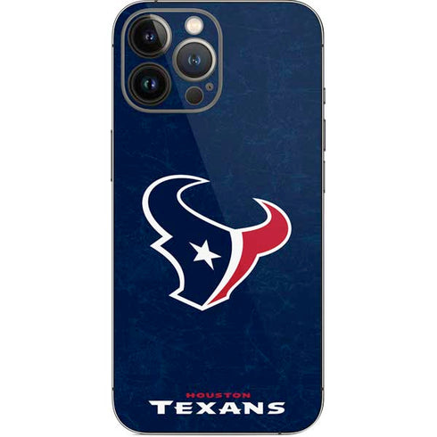 NFL Houston Texans Distressed iPhone 13 Pro Max Skin