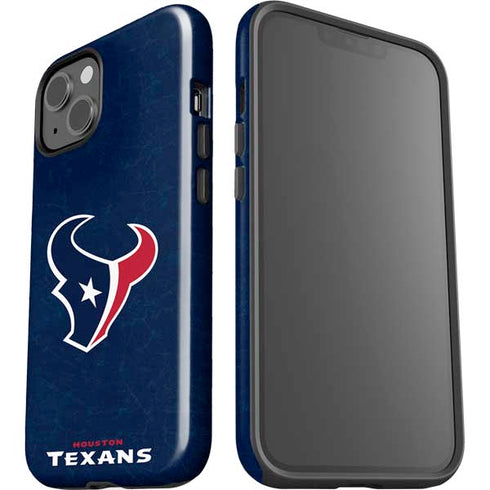 NFL Houston Texans Distressed iPhone 14 Plus Impact Case