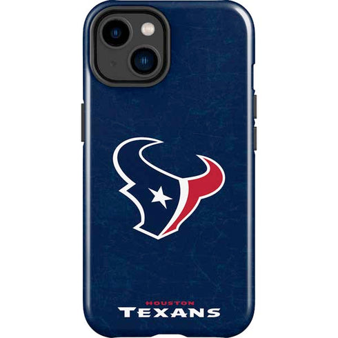 NFL Houston Texans Distressed iPhone 14 Plus Impact Case