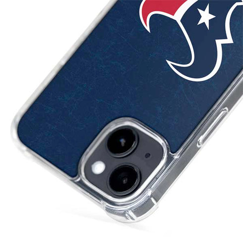 NFL Houston Texans Distressed iPhone 14 Plus MagSafe Case