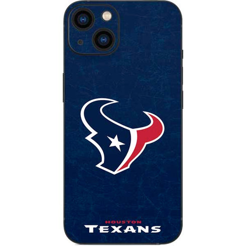 NFL Houston Texans Distressed iPhone 14 Plus Skin