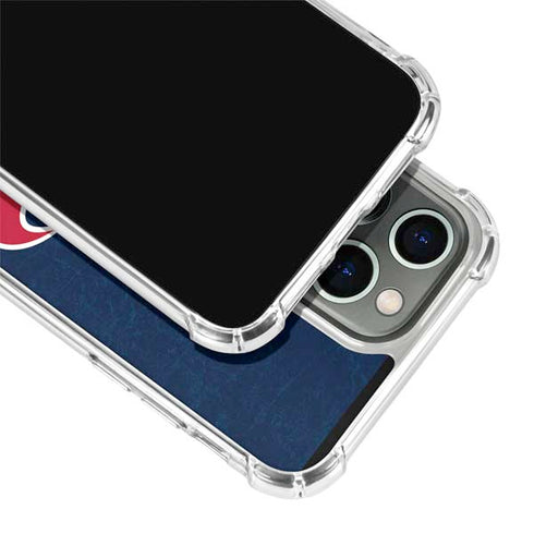 NFL Houston Texans Distressed iPhone 15 Pro Clear Case