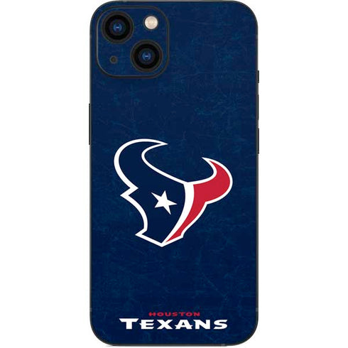 NFL Houston Texans Distressed iPhone 14 Skin