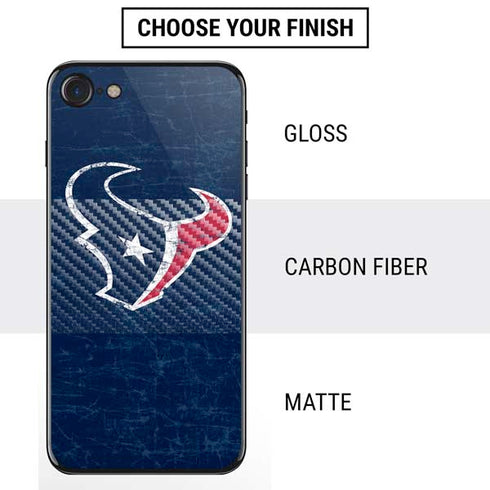 NFL Houston Texans Distressed iPhone SE (2nd & 3rd Gen) Skin