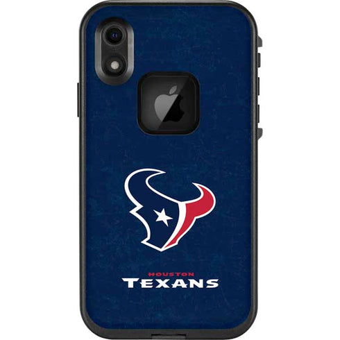 NFL Houston Texans Distressed LifeProof Fre iPhone Skin
