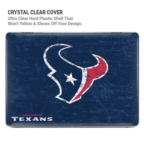 NFL Houston Texans Distressed MacBook Air 13in M1 (2021) Case plus Skin