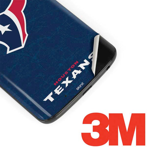 NFL Houston Texans Distressed Moto G6 Skin