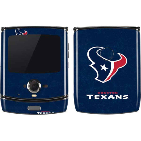 NFL Houston Texans Distressed Motorola RAZR Skin