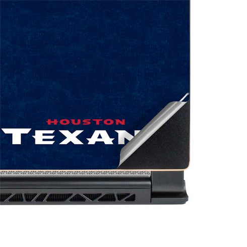 NFL Houston Texans Distressed MSI GS65 Stealth Laptop Skin