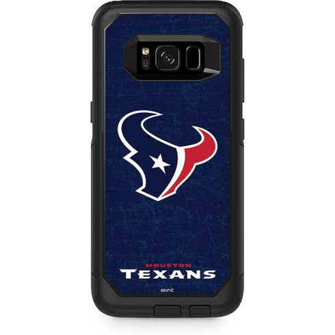 NFL Houston Texans Distressed Otterbox Commuter Galaxy Skin