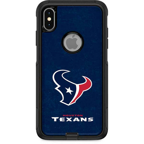 NFL Houston Texans Distressed Otterbox Commuter iPhone Skin