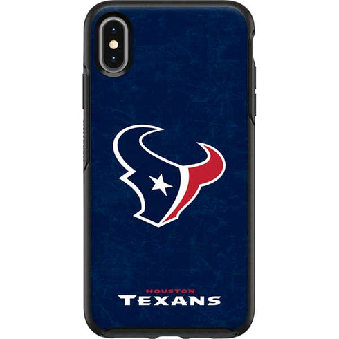NFL Houston Texans Distressed Otterbox Symmetry iPhone Skin
