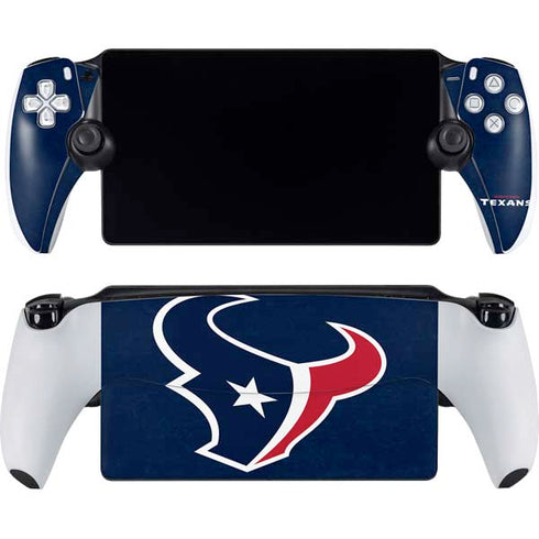 NFL Houston Texans Distressed PlayStation Portal Remote Player Skin