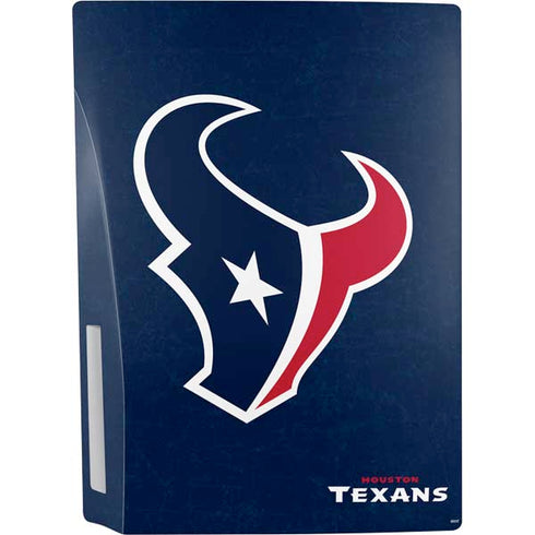 NFL Houston Texans Distressed PS5 Console Skin