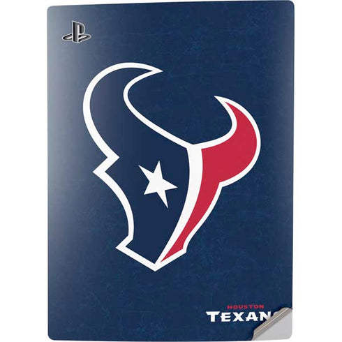NFL Houston Texans Distressed PS5 Digital Edition Console Skin