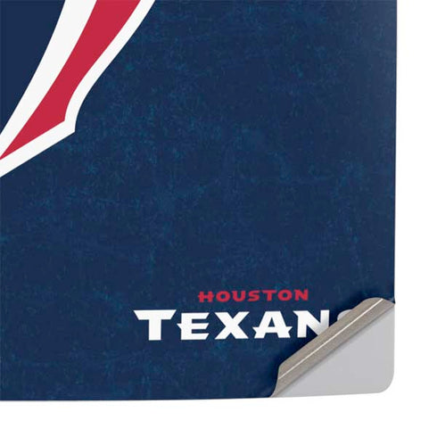 NFL Houston Texans Distressed PS5 Slim Disk Console Skin