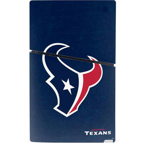 NFL Houston Texans Distressed PS5 Slim Digital Edition Console Skin