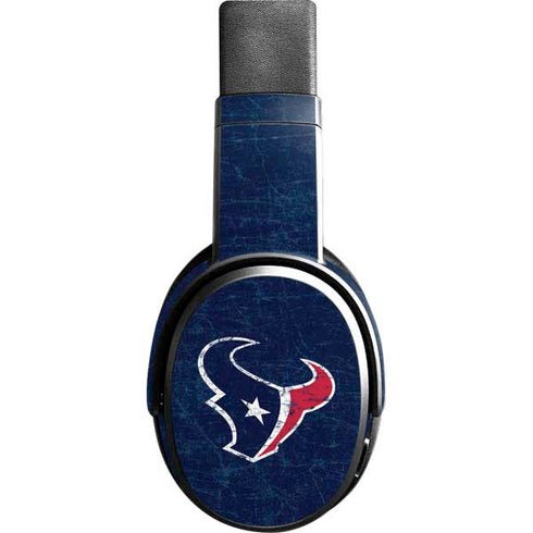 NFL Houston Texans Distressed Skullcandy Crusher Wireless Skin