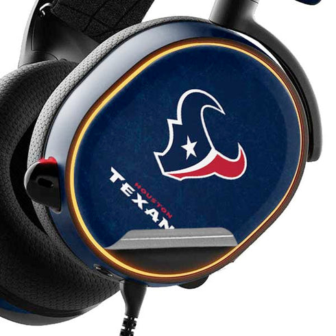 NFL Houston Texans Distressed SteelSeries Arctis 5 Skin