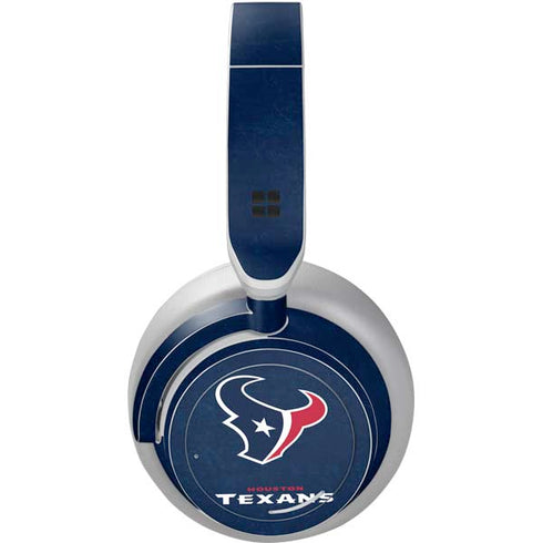 NFL Houston Texans Distressed Surface Headphones Skin