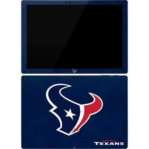 NFL Houston Texans Distressed Surface Pro 7 Skin