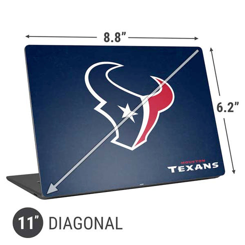 NFL Houston Texans Distressed Universal Laptop 11in (8.8 x 6.2in) Skin