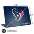 NFL Houston Texans Distressed Universal Laptop 11in (8.8 x 6.2in) Skin