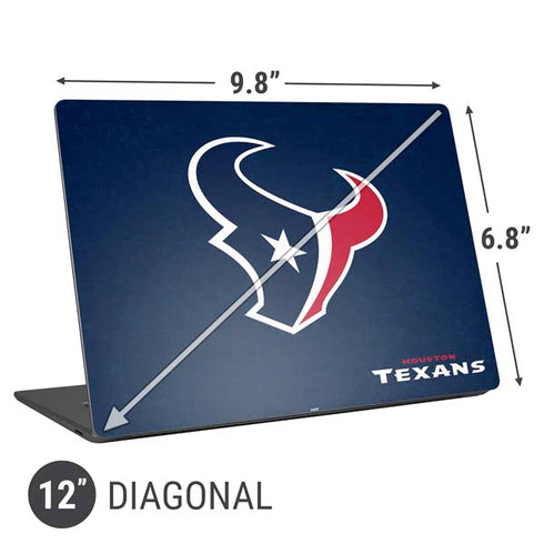 NFL Houston Texans Distressed Universal Laptop 12in (9.8 x 6.8in) Skin