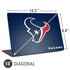 NFL Houston Texans Distressed Universal Laptop 15in (12.2 x 8.8in) Skin