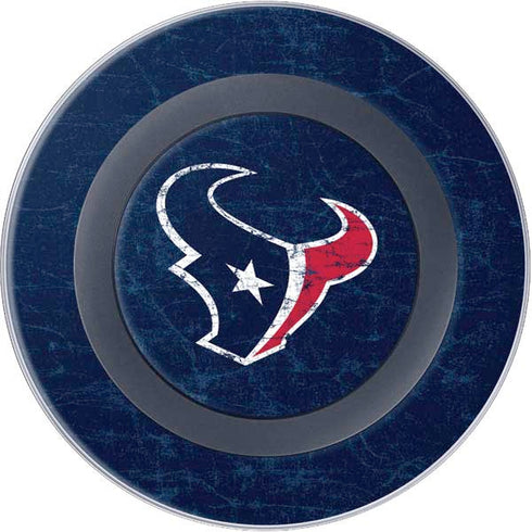 NFL Houston Texans Distressed Wireless Charger Skin