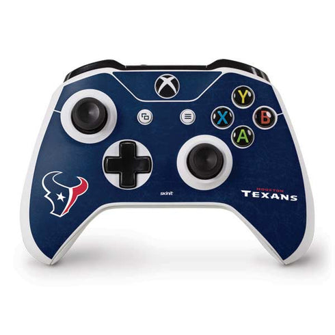 NFL Houston Texans Distressed Xbox One S Controller Skin