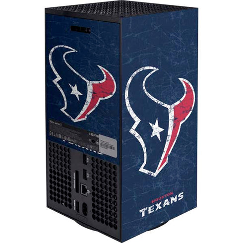 NFL Houston Texans Distressed Xbox Series X Bundle Skin