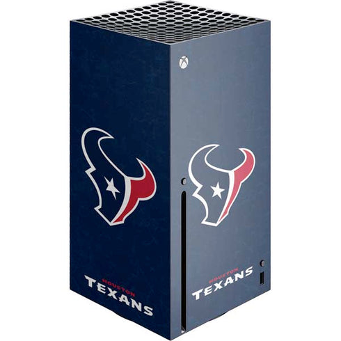 NFL Houston Texans Distressed Xbox Series X Console Skin
