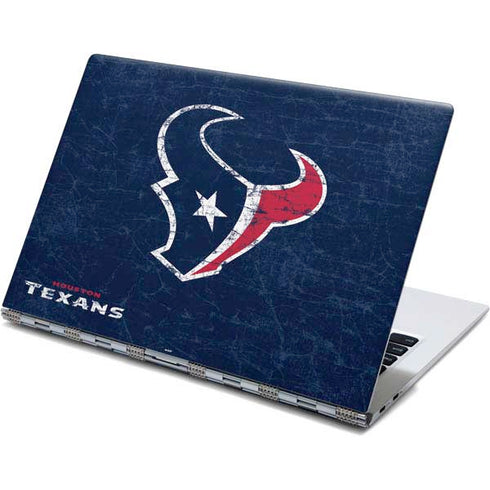 NFL Houston Texans Distressed Yoga 910 2-in-1 14in Touch-Screen Skin